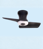 Daya Worldwide Nova Two Blade Light Fan ceiling fan with sleek modern design and integrated light fixture, mounted on ceiling.