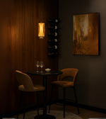 Daya Worldwide LUME Hour Pendant light hanging from ceiling, modern design with a sleek, minimalistic style for contemporary decor.