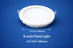 Slim metal LED panel light by Daya Worldwide, showcasing a modern rectangular ceiling light with a sleek metal frame.