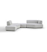 Daya Worldwide Pebble Modular Sofa in a contemporary living room with plush cushions and modern design.