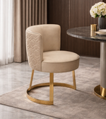 Velora dining chair by Daya Worldwide with sleek modern design, featuring wooden legs and a comfortable upholstered seat.