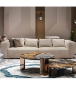 Daya Worldwide Milano Grande Sofa with plush cushions and modern design in a living room setting.
