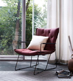 Daya Worldwide Verra lounge chair with sleek modern design and comfortable cushioning, shown in a stylish living space.