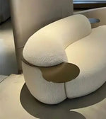 Daya Worldwide Cove Curve Sofa with plush upholstery and modern curved design, perfect for stylish living room seating.