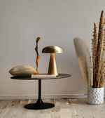Contemporary gold accent lamp for modern interiors