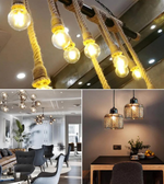 Collage of various pendant lights in different settings