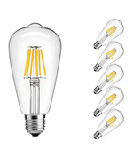 Group of vintage filament bulbs for pendant and chandelier lighting