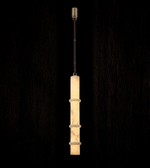 Pendant light fixture on a black background