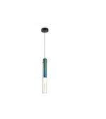 Pendant light with a gradient design on a white background