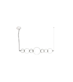 Black L-shaped tool on a white background