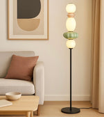 Daya Worldwide SOLACE GLOW floor lamp with sleek modern design and warm ambient lighting, ideal for living rooms or bedrooms.