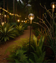 OUTDOOR GARDEN GLOBE SPIKE LIGHT