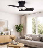 Daya Worldwide Nova Two Blade Light Fan ceiling fan with sleek white blades and integrated light fixture in modern design