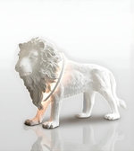 Luxury lion sculptural floor light decorative statement lighting