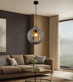 Sculpted Tranquility pendant light by Daya Worldwide featuring a modern, artistic design with soft, diffused illumination.