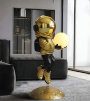 ASTRO GLOW SCULPTURAL FLOOR LAMP