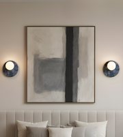 MARBLE TEXTURE DISC WALL LIGHT