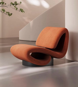 Daya Worldwide NUVOLA lounge chair with plush upholstery and modern design, ideal for relaxing living room seating.