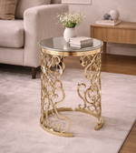 Royal Vine side table by Daya Worldwide featuring a sleek design with a smooth surface and elegant vine-inspired accents.