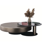Round Dual Coffee Table Set