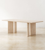 Aurelía Dining Table by Daya Worldwide, modern wooden dining table with sleek design and sturdy legs, ideal for contemporary dining rooms.