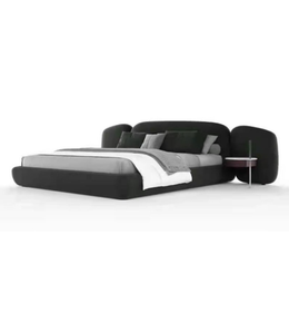 Aura Bed by Daya Worldwide featuring a modern, sleek design with soft lighting accents and a comfortable upholstered frame.
