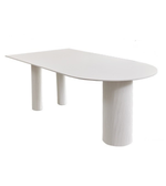 Modern wooden dining table by Daya Worldwide, showcasing a sleek rectangular design with a smooth surface and sturdy legs.