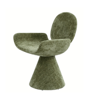 Daya Worldwide premium dining curve chair with smooth wooden legs and a curved upholstered seat, ideal for modern dining rooms.