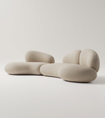 Cloud Form Lounge Sofa by Daya Worldwide featuring soft, cloud-like cushions and modern design in a cozy living room setting.