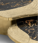 Nocturne coffee table by Daya Worldwide featuring a sleek, modern design with a smooth wood finish and minimalist style.