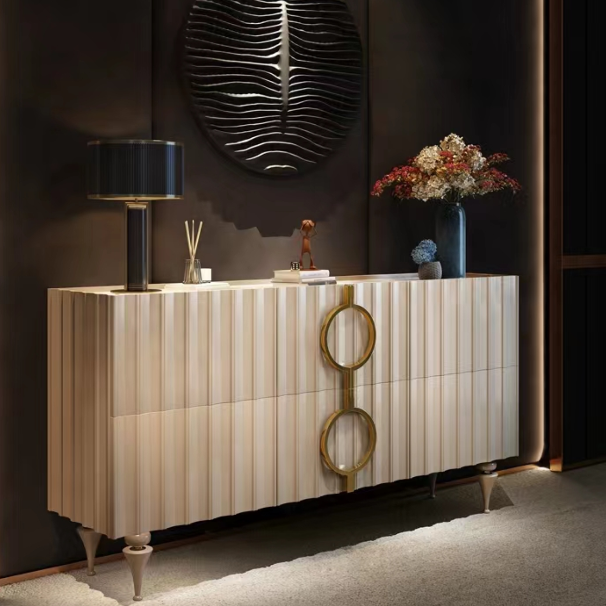 Linea Ring Console | Daya Worldwide - Premium Lighting | Furniture | Decor