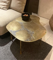 Aurelia Handcrafted Bronze Side Tables (Set of 2)