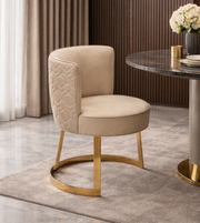 Velora dining chair by Daya Worldwide with sleek modern design, featuring wooden legs and a comfortable upholstered seat.