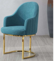 Daya Worldwide Aurelia dining chair with sleek legs and upholstered seat, modern design in a contemporary dining room setting.