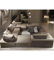Daya Worldwide Verona Modular Lounge sofa with plush cushions and modern design in a stylish living room setting.