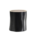 Modern cylinder side table by Daya Worldwide featuring a sleek design, ideal for living room decor and convenient surface space.