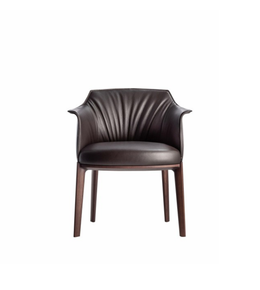 Soren leather dining chair