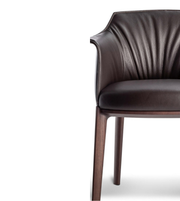 Soren leather dining chair