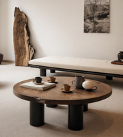 Modern Orin coffee table by Daya Worldwide featuring a sleek wooden surface and minimalist design for contemporary living rooms.