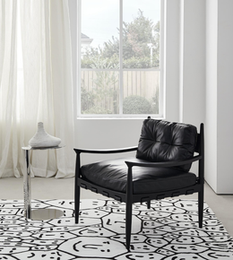 Daya Worldwide Orin lounge chair with sleek modern design, featuring a comfortable cushioned seat and stylish armrests.