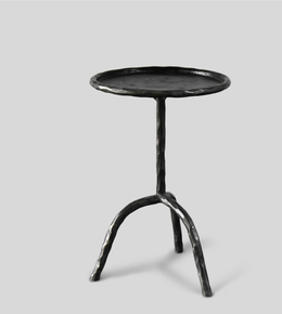 Narnia Wrought Iron Tripod Side Table