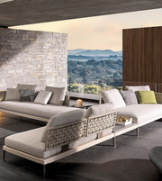 OUTDOOR COUCH & ARMCHAIR SET