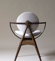 Daya Worldwide Orbit dining chair with sleek modern design and cushioned seat, ideal for contemporary dining rooms.