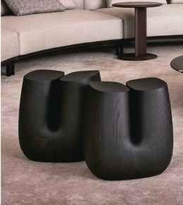 BLACK CURVE SIDE TABLES
