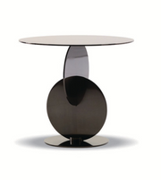 GLASS TOP SIDE TABLE