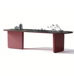 MARBLE TOP DINING TABLE