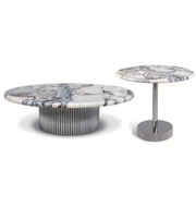 Marble Top Coffee & Side Table Set – Model T-038A / T-038B