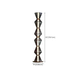 Geometric floor lamp with dimensions shown for modern home décor