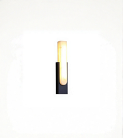 Luxury vertical wall lamp with soft ambient illumination