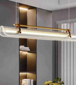 Modern pendant light fixture in a stylish interior setting